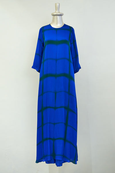 Stephany Silk Fold-dye High Neck Long Dress / Trouser Set - Republic of Mode