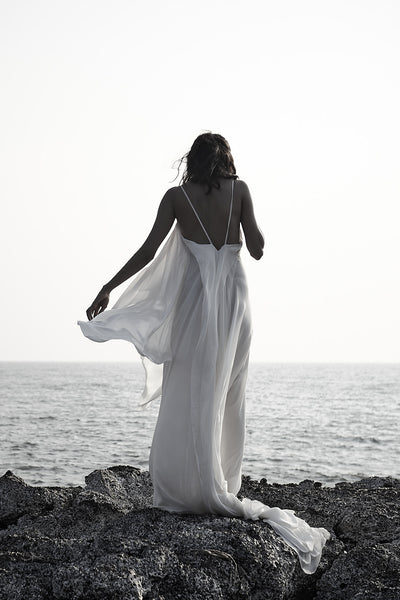 Stephany Silk Strappy Low-Back Dress - Republic of Mode