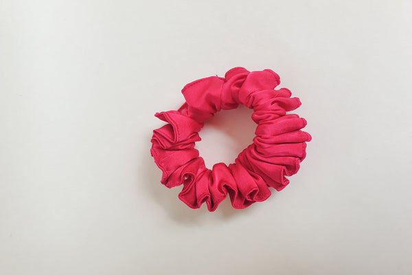 Stephany Silk Pink Scrunchy - Small - Republic of Mode