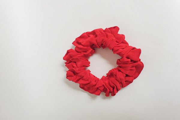 Stephany Silk Red Scrunchy - Republic of Mode