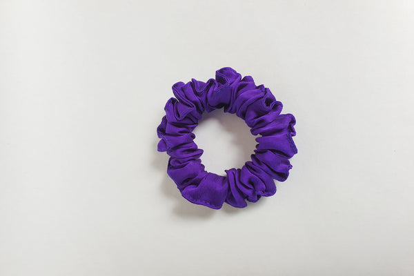 Stephany Silk Cobalt Scrunchy - Small - Republic of Mode