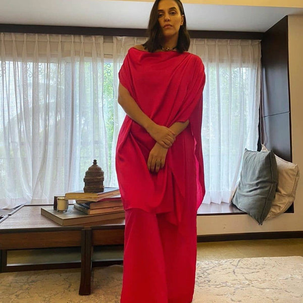 Stephany Silk 2 Way Draped Tunic Set - Republic of Mode