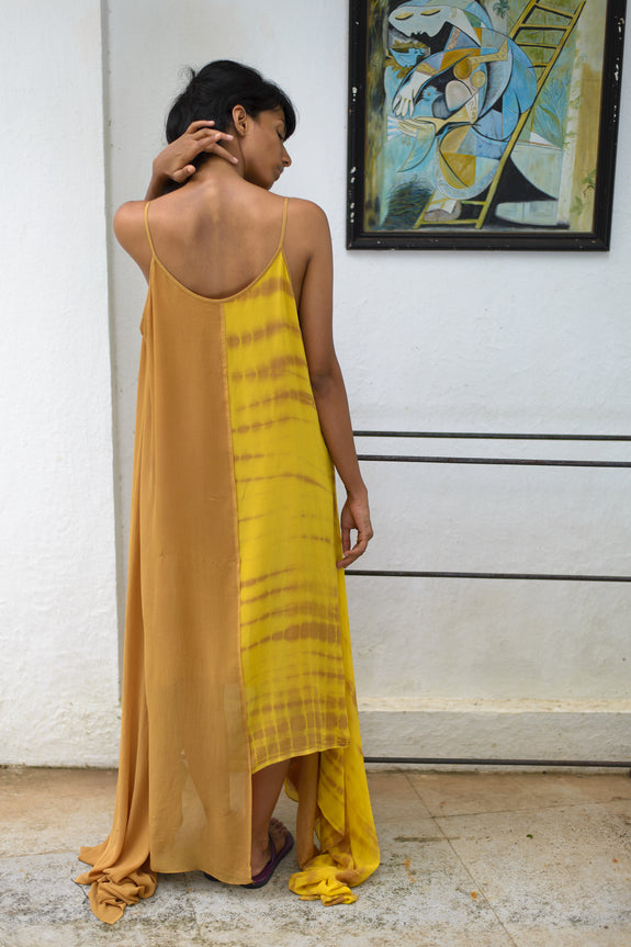 Stephany Silk Layered Tie Dye Dress - Republic of Mode